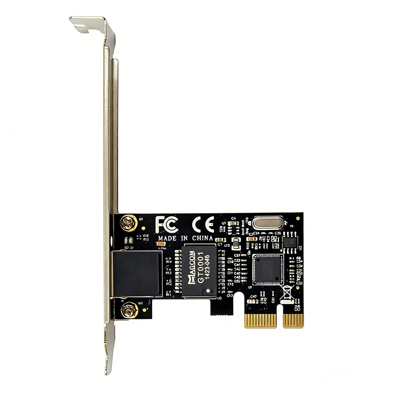 Add Gigabit Ethernet Port PCIe Low Profile Card 10/100/1000 Mbps for Desktop PC