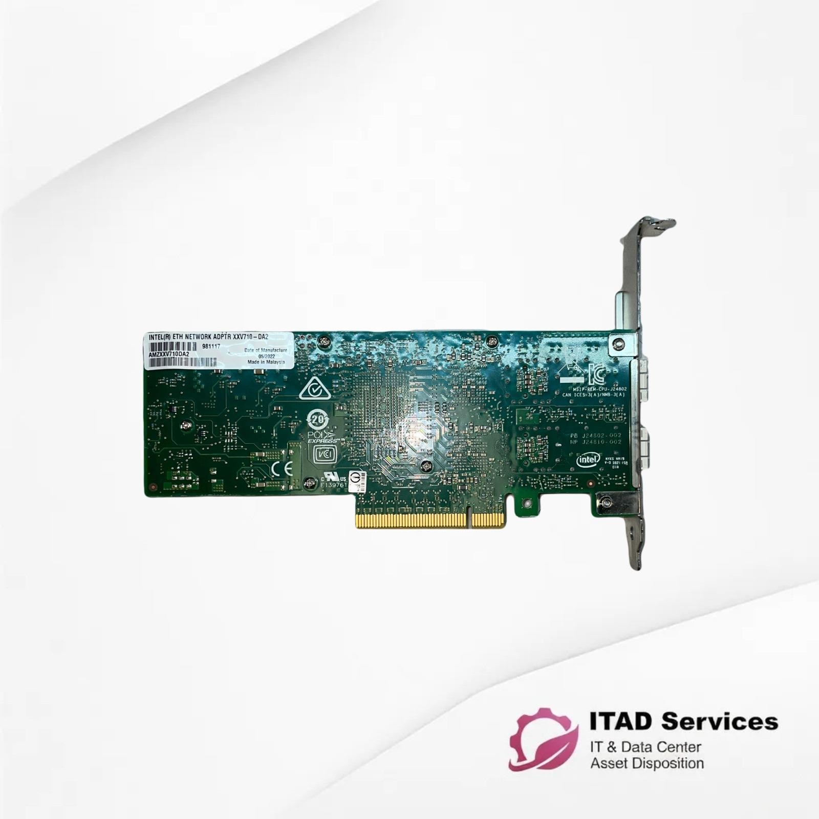 INTEL XXV710-DA2 Dual Port 10/25GbE SFP28 Network Card *READ*