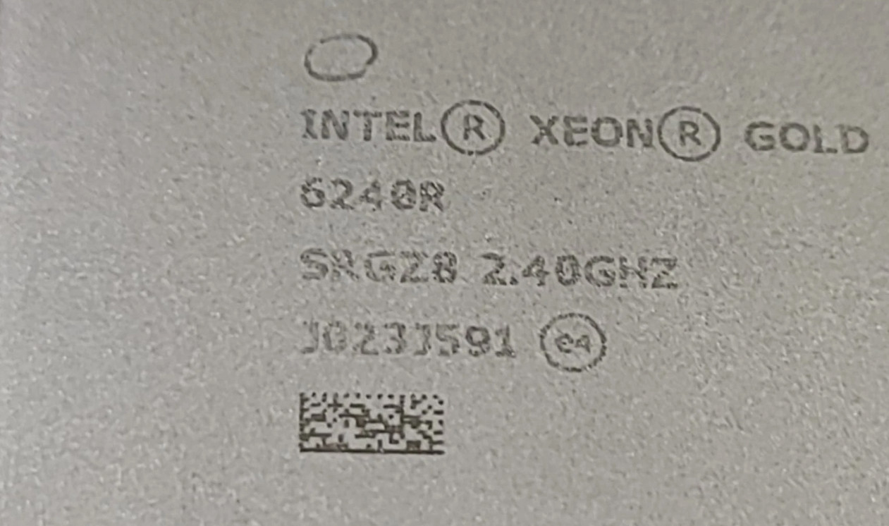 Intel Xeon Gold 6240R 2.4 GHz 24 Cores SRGZ8 35.75MB Cache Processor