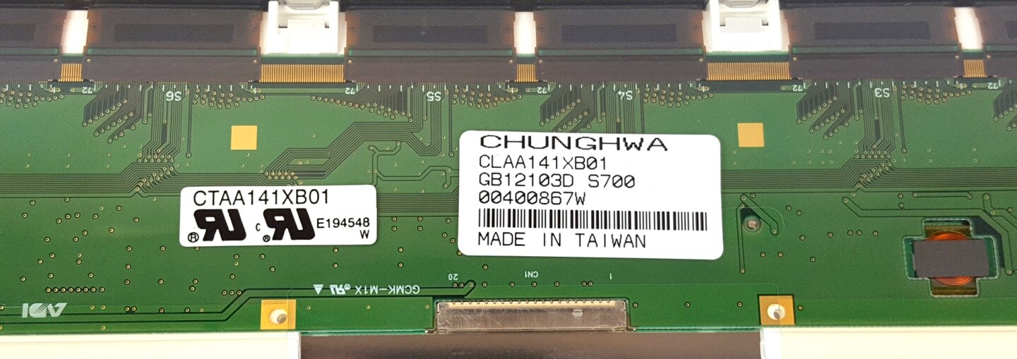 Chunghwa 14.1″ 1024×768 XGA 20pin Laptop Matte LCD Display Screen CLAA141XB01