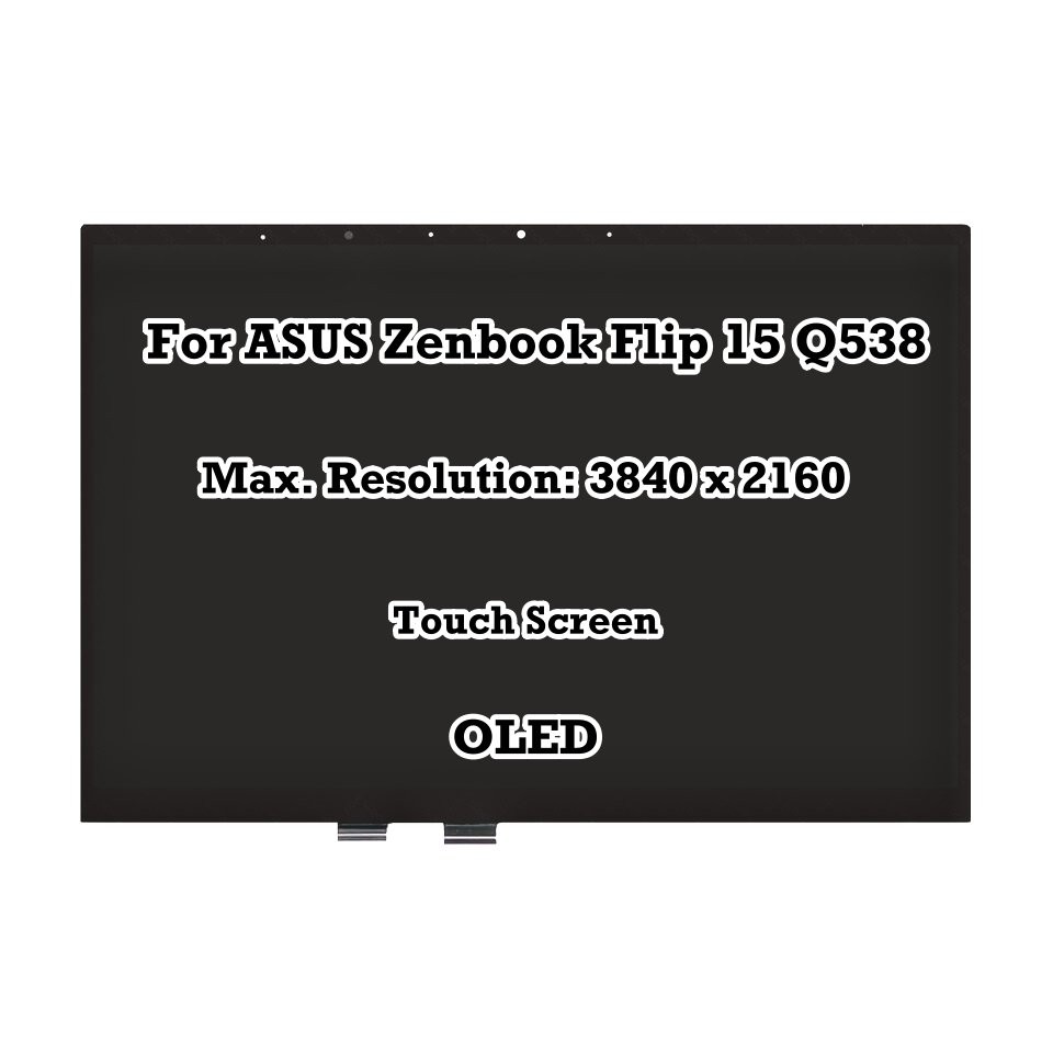 For ASUS Zenbook Flip 15 Q538 Q538EI 3840×2160 LCD Touch Display 4K OLED
