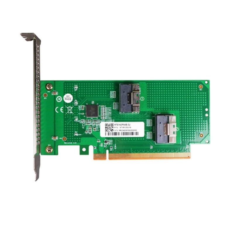 PCIe4.0 X16 Extension Card with Double SFF 8654 Port For Fast Data Servers