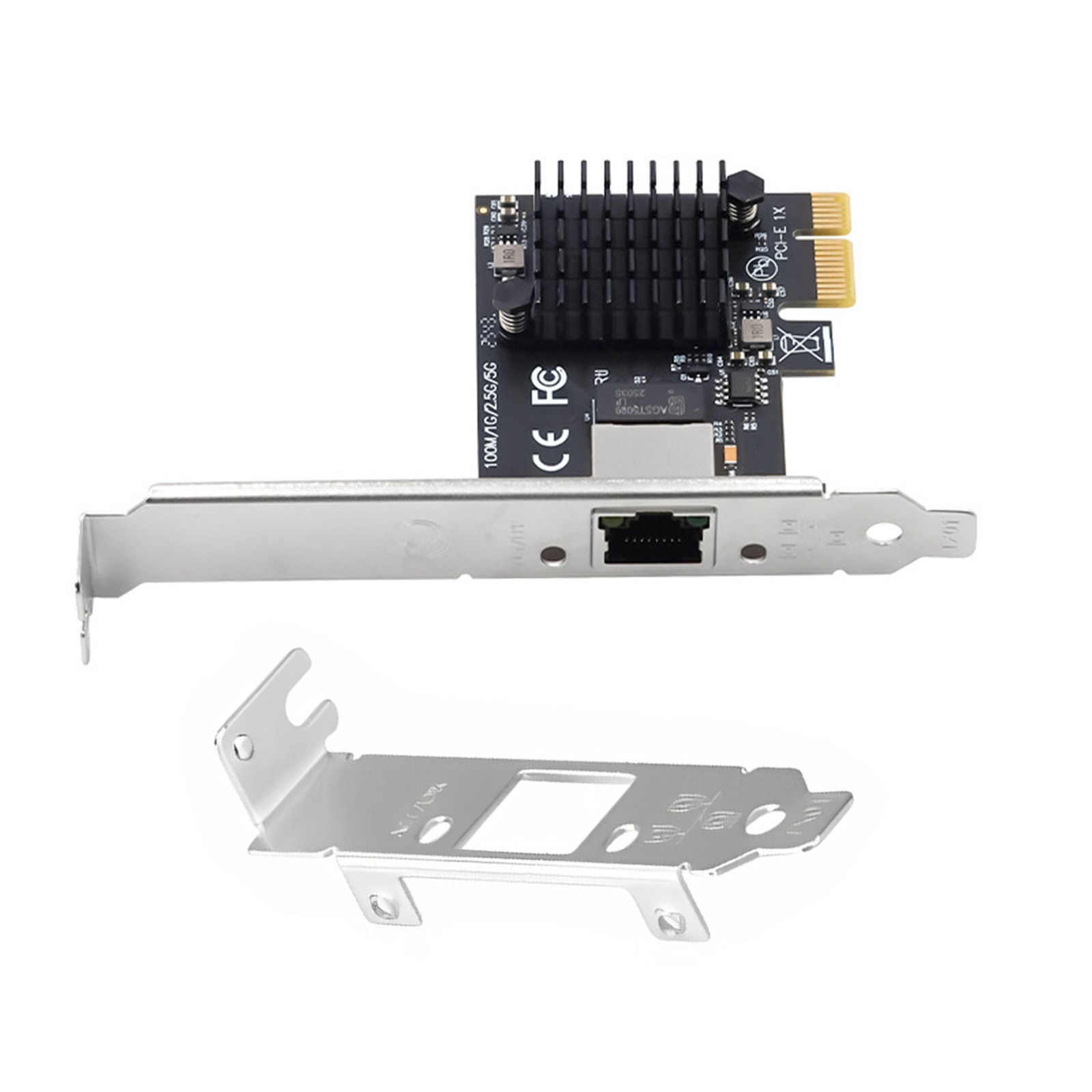 RTL8126 5Gbps PCIe X1 RJ45 Ethernet Network Adapter Card 5GBASE-T for Desktop