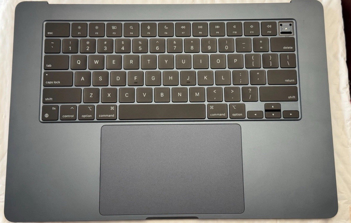 Apple Macbook Air 15″ A3114 M3 2024 Keyboard, Touchpad Assembly, Midnight Blue
