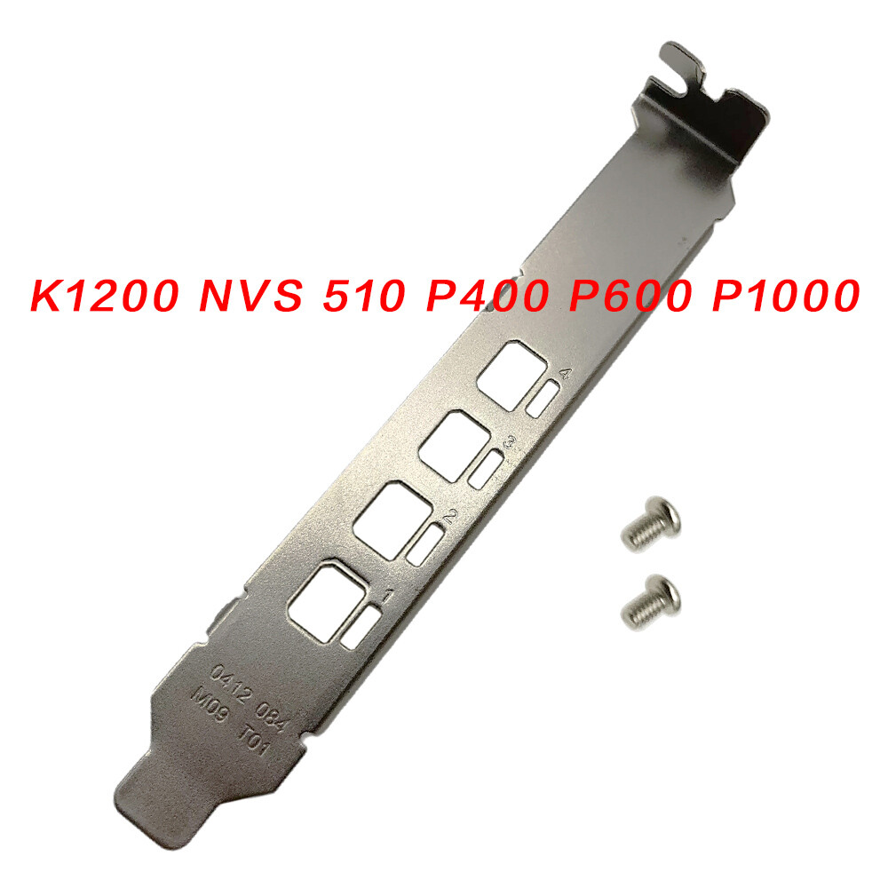 Full Height Bracket for NVIDIA Quadro K1200 P600 P1000 NVS 510 P400