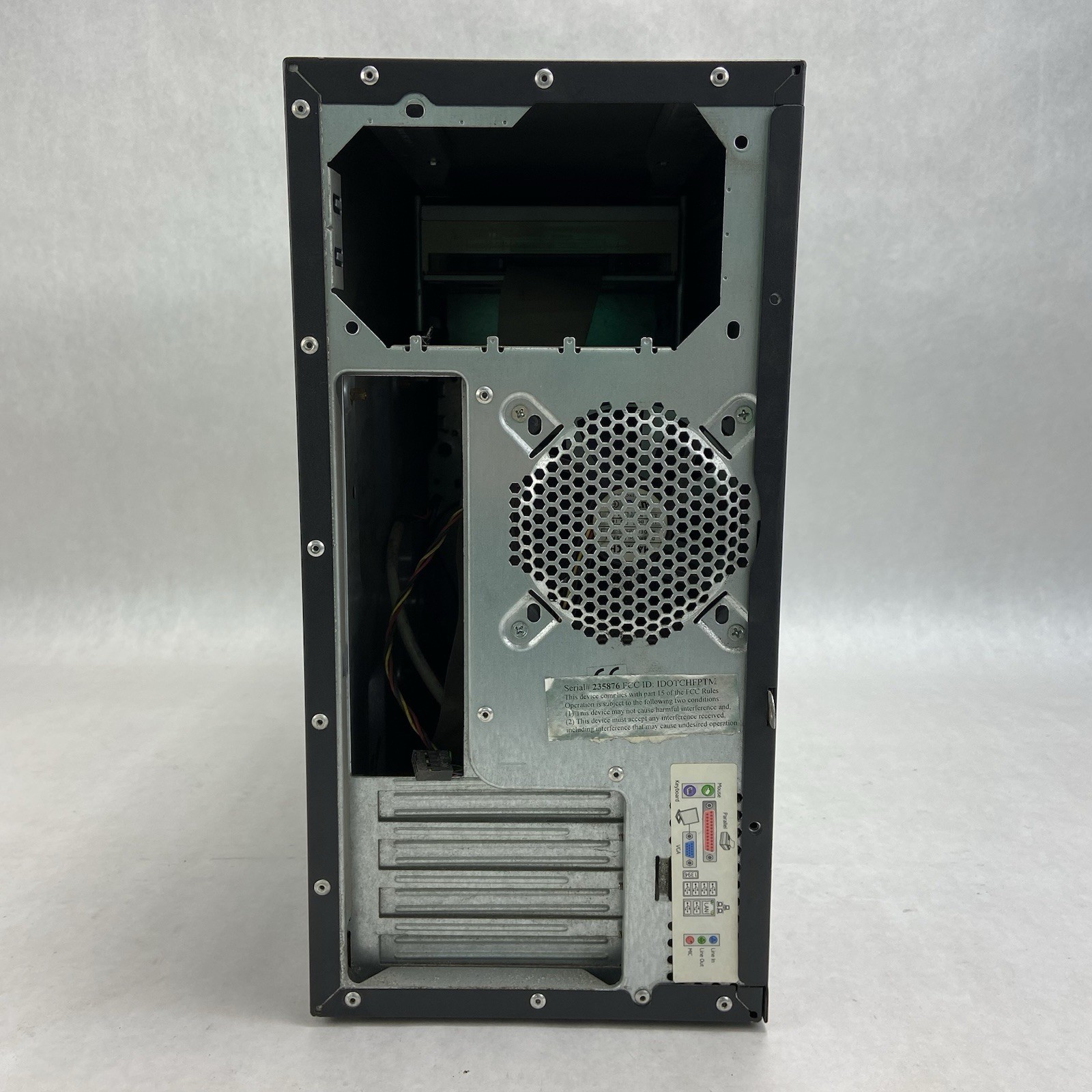 FoxConn TS001-V-D350A Mini Tower Bare Bones Case No PSU