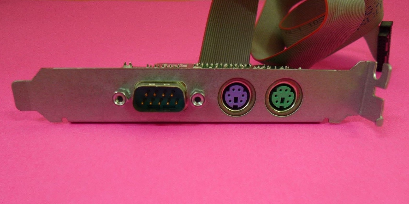 GENUINE Dell Serial PS/2 Full Height Panel Board w/Cable N3563 F743C