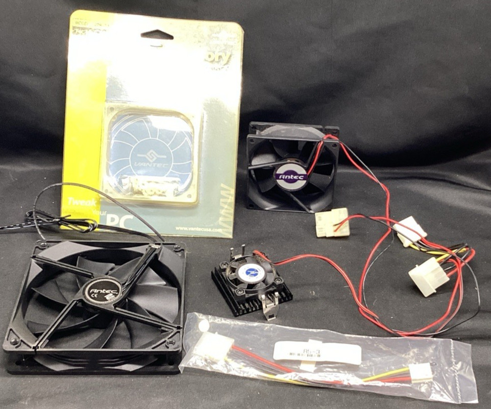 Vtg CPU Cooling Fans & Damper Kit, see description for details Qty 3