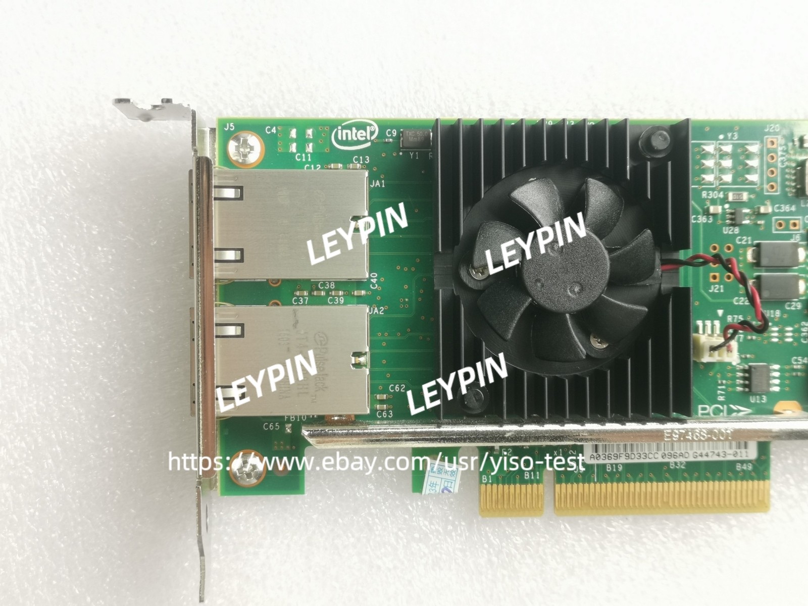INTEL/DELL X540-T2 CONVERGED DUAL PORT ETHERNET NETWORK ADAPTER K7H46/3DFV8