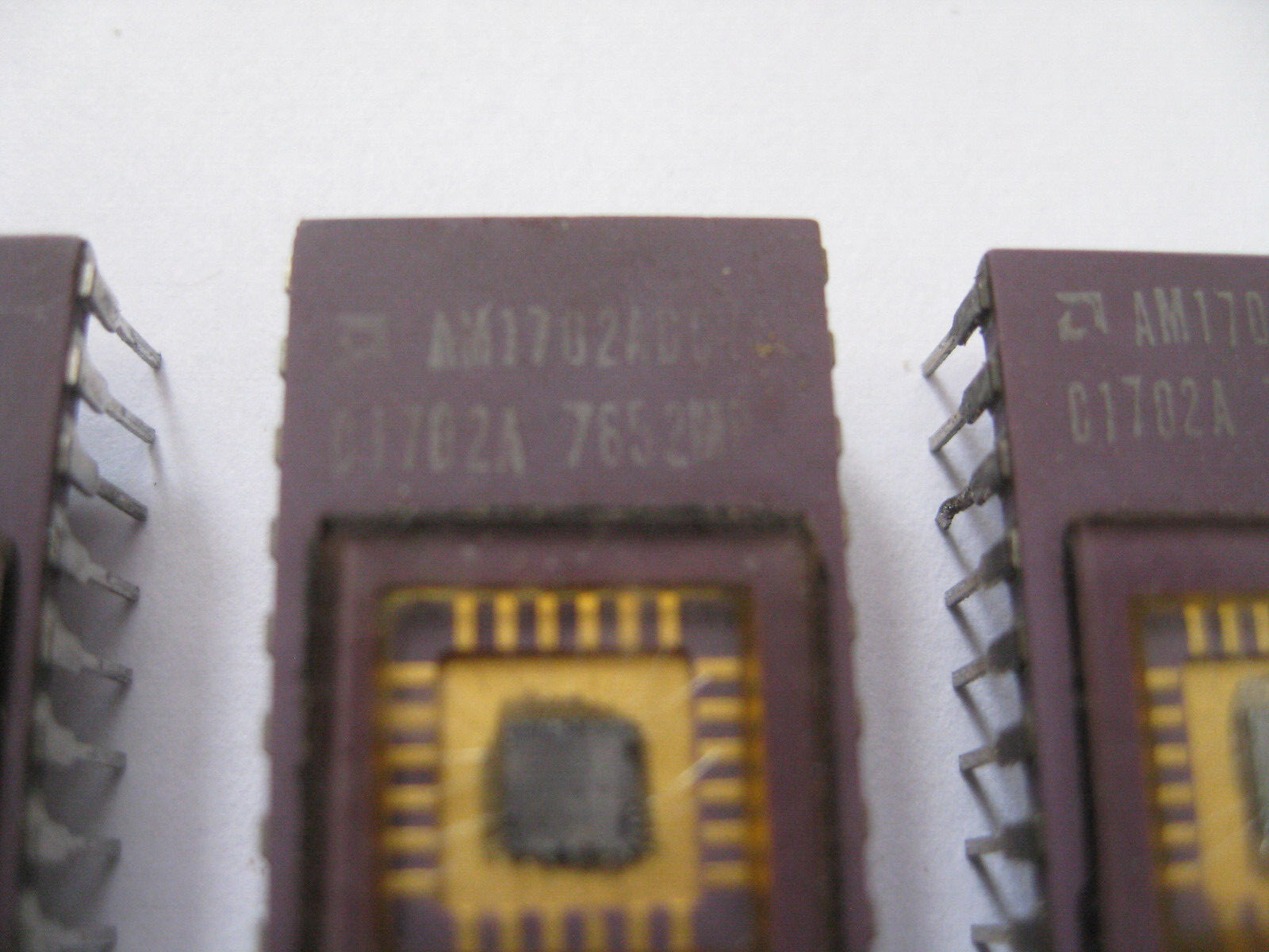 5 Advanced Micro Devices AMD AM1702ADC C1702A purple ceramic IC Intel 2nd Source