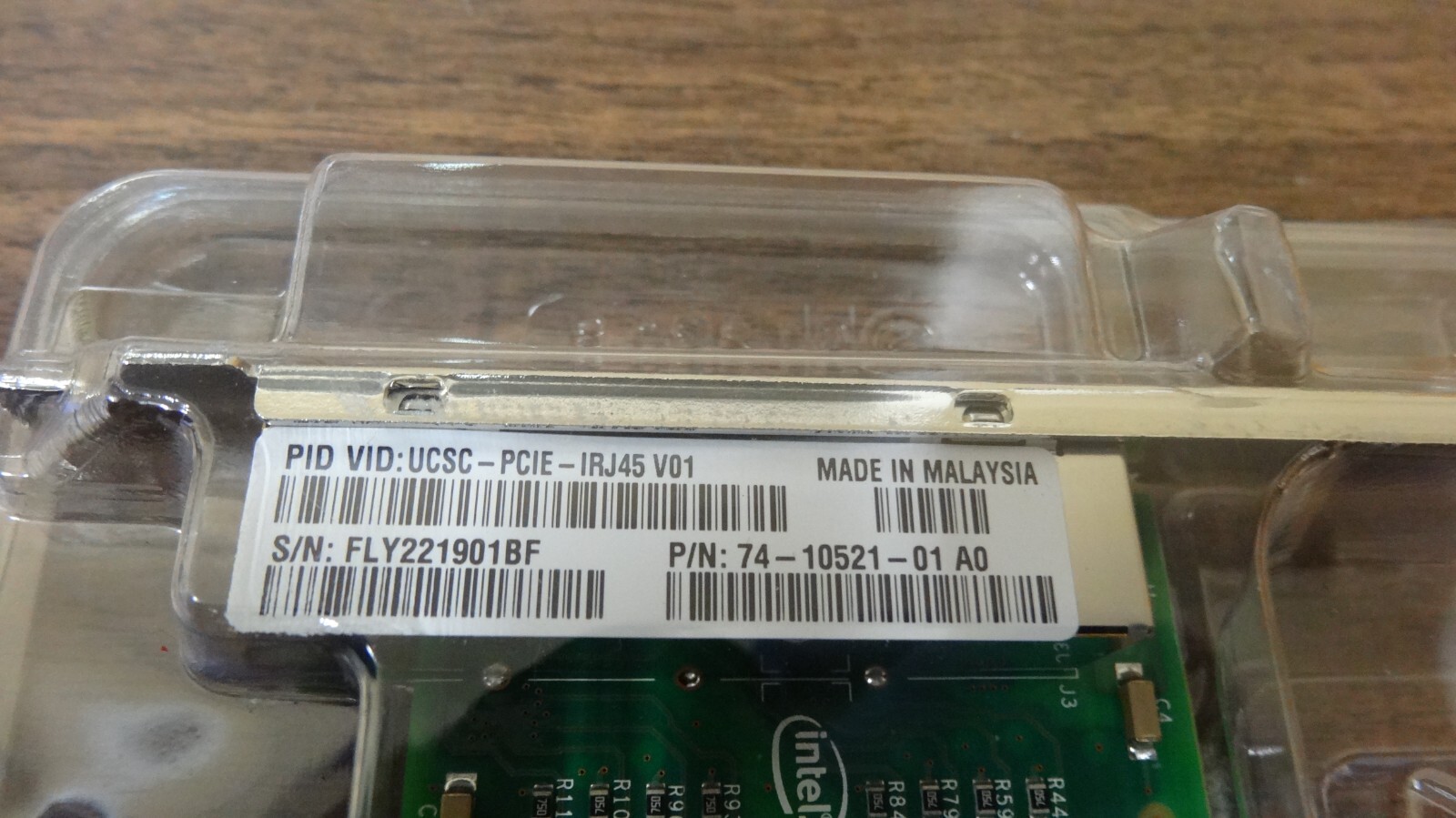 Cisco with Intel i350-T4 Network Adapter #74-10521-01