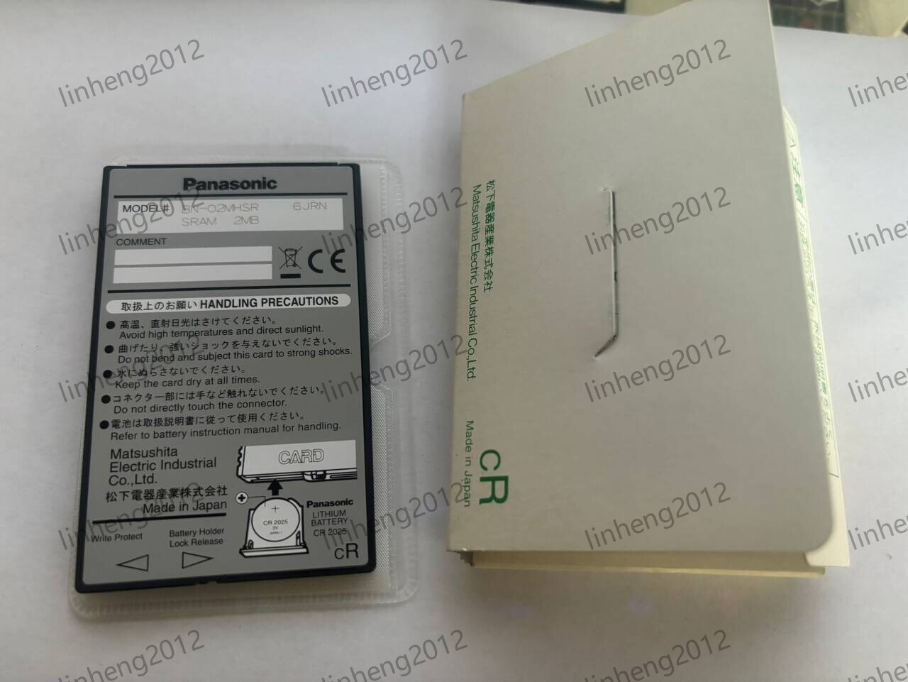 1PCS PANASONIC 2MB SRAM Card ( no battery)