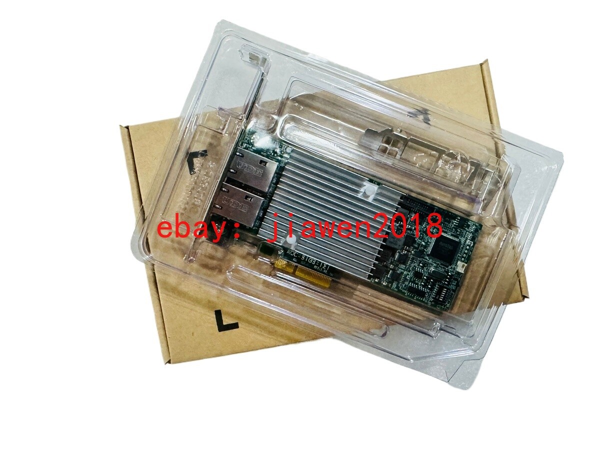 Supermicro AOC-STGS-I2T Std LP 2-port 10G RJ45, Intel X550 Network Card