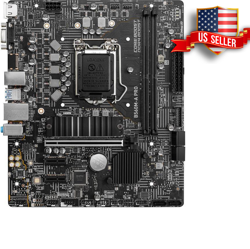 Renew MSI B560M-A Pro mATX LGA1200 Motherboard (Support Intel 10/11th gen)