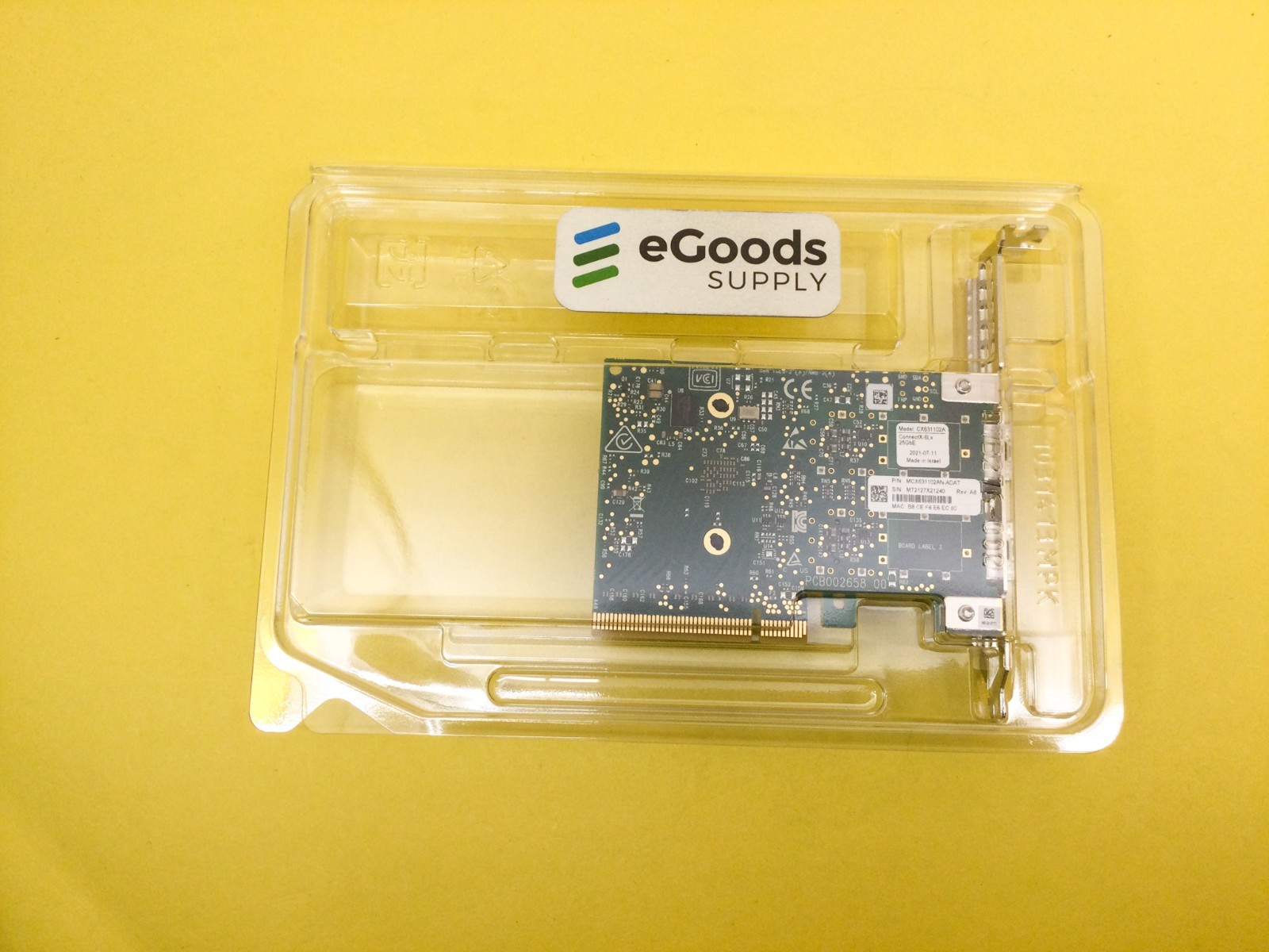 MCX631102AN-ADAT Mellanox CX631102A ConnectX-6 PCIE4.0 Lx 10/25Gb Network Card