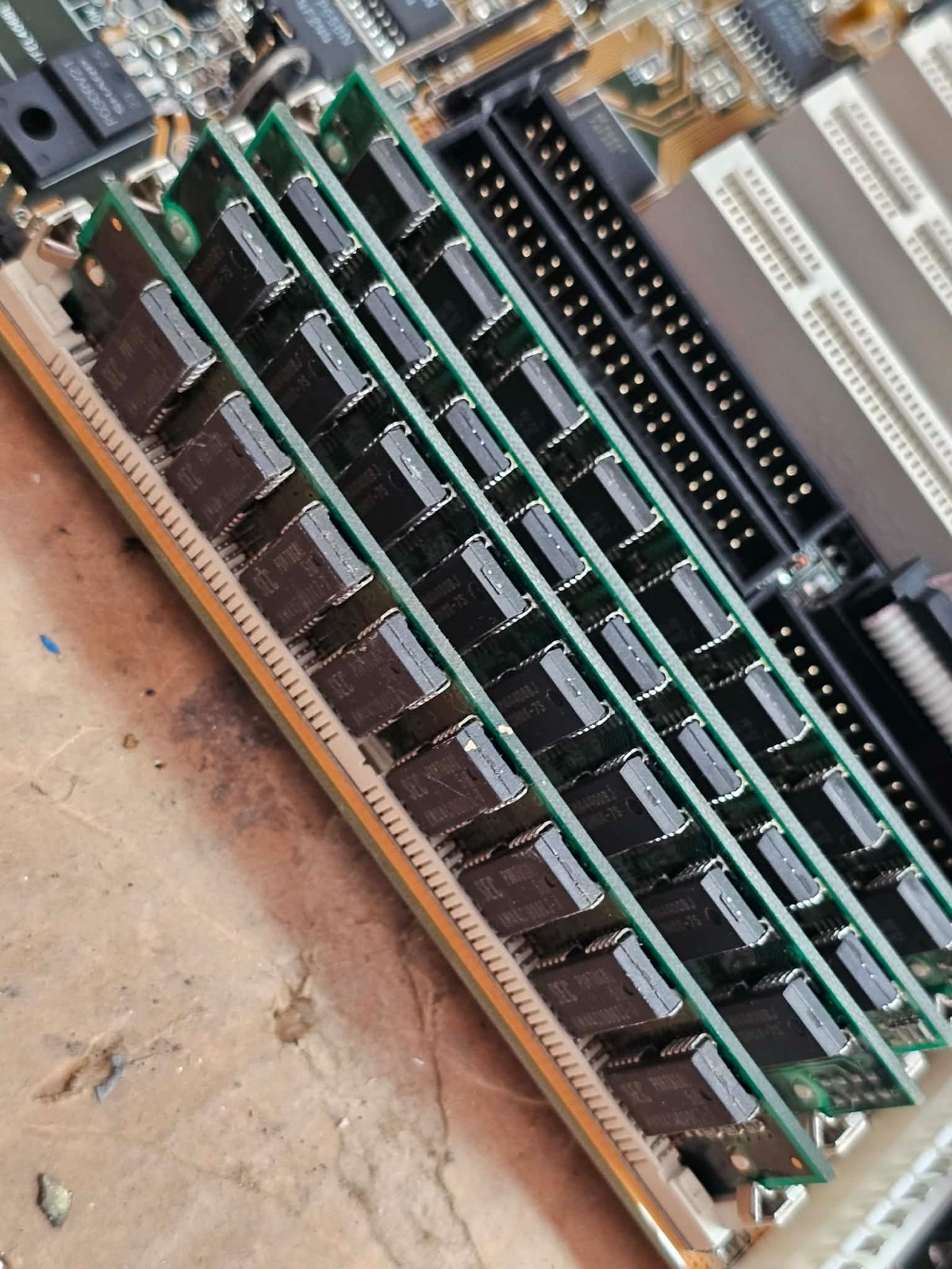 Rare Retro MSI MS4144 Socket3 Motherboard PCI ISA w/AMD-X5-133ADZ CPU + 16MB Ram