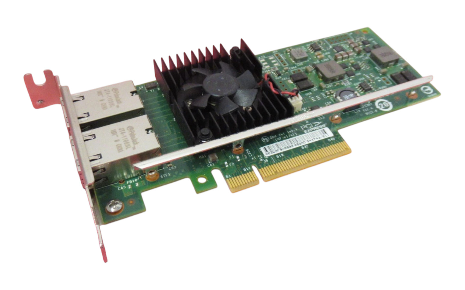Dell Intel 3DFV8 X540-T2 10Gb RJ-45 Dual Port Low Profile PCIe network card