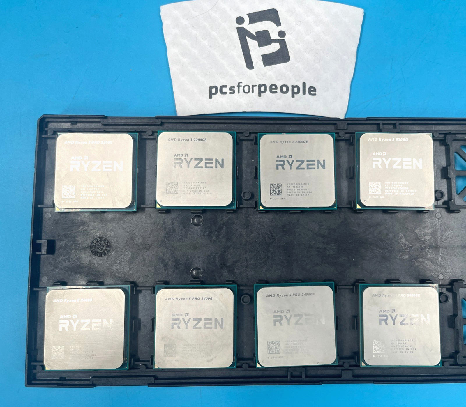*LOT OF 8 MIXED MODELS AMD Ryzen AM4 CPUs M| See Description FREE SHIPPING*
