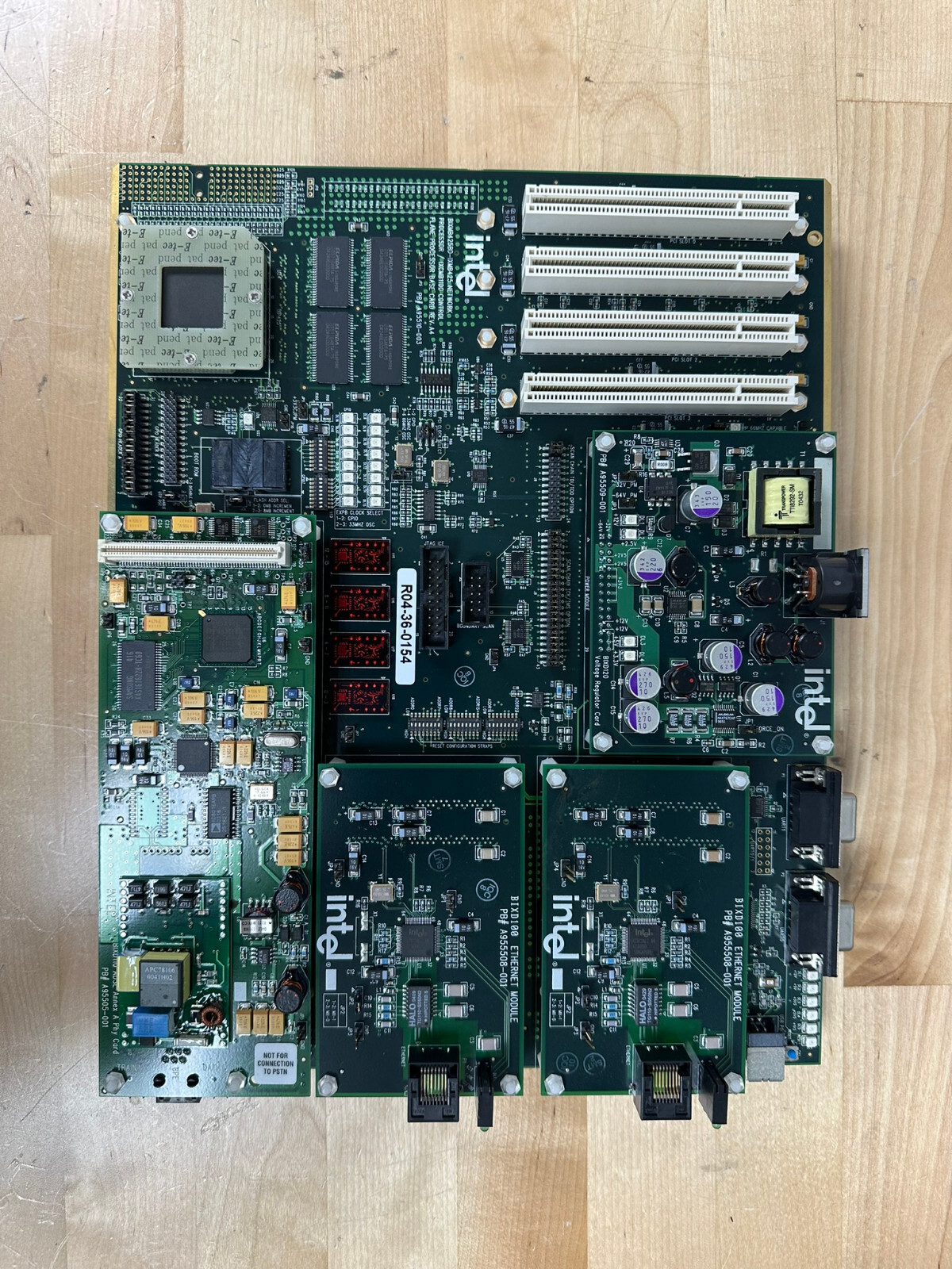 Intel Development Board BIXMB425BD-1XMB425 w/ BIXD120, BIXD100 & BIXD110 Modules