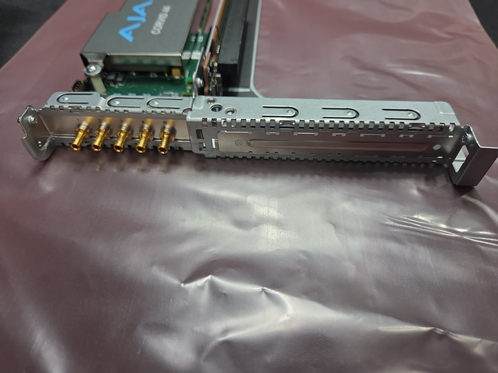 AJA Corvid 44 CRV44-S-NC1 BNC Flexible Multi-Format I/O Card untested