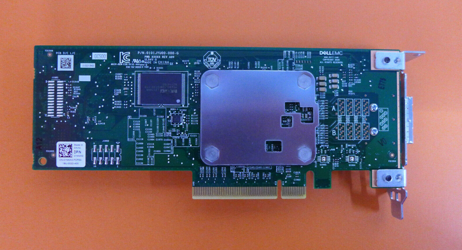 Dell External SAS 12Gbps Dual Port Fiber Channel HBA Low Profile 1NNXD