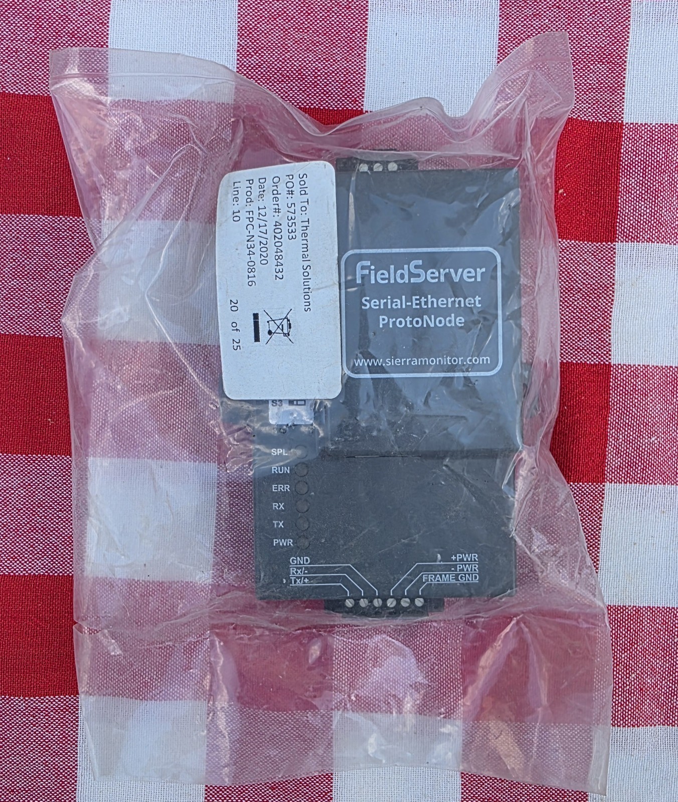 SMC Sierra Monitor FPC-N34 0816 Fieldserver Serial Ethernet Protonode New Sealed