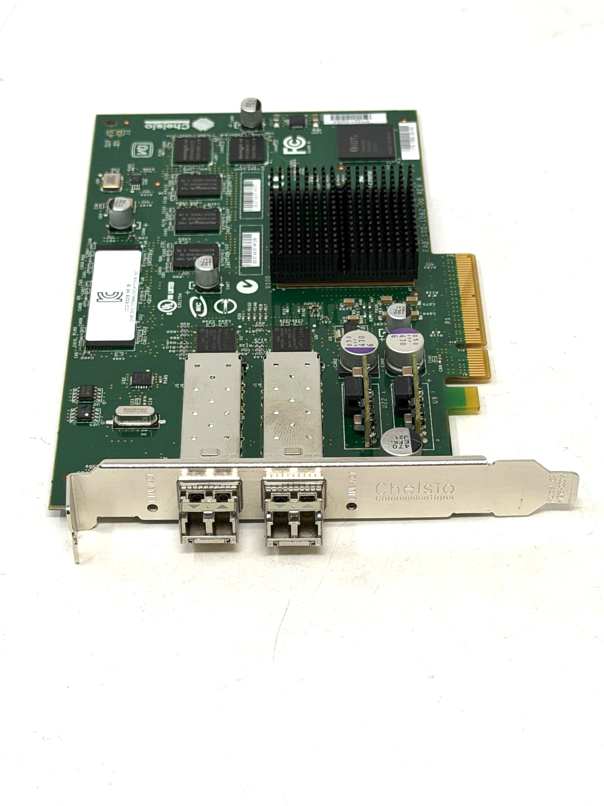 CHELSIO CC2-S320E-SR 2-PORT 10GBE STORAGE ACCELERATOR ADAPTER CARD 110-1082-30