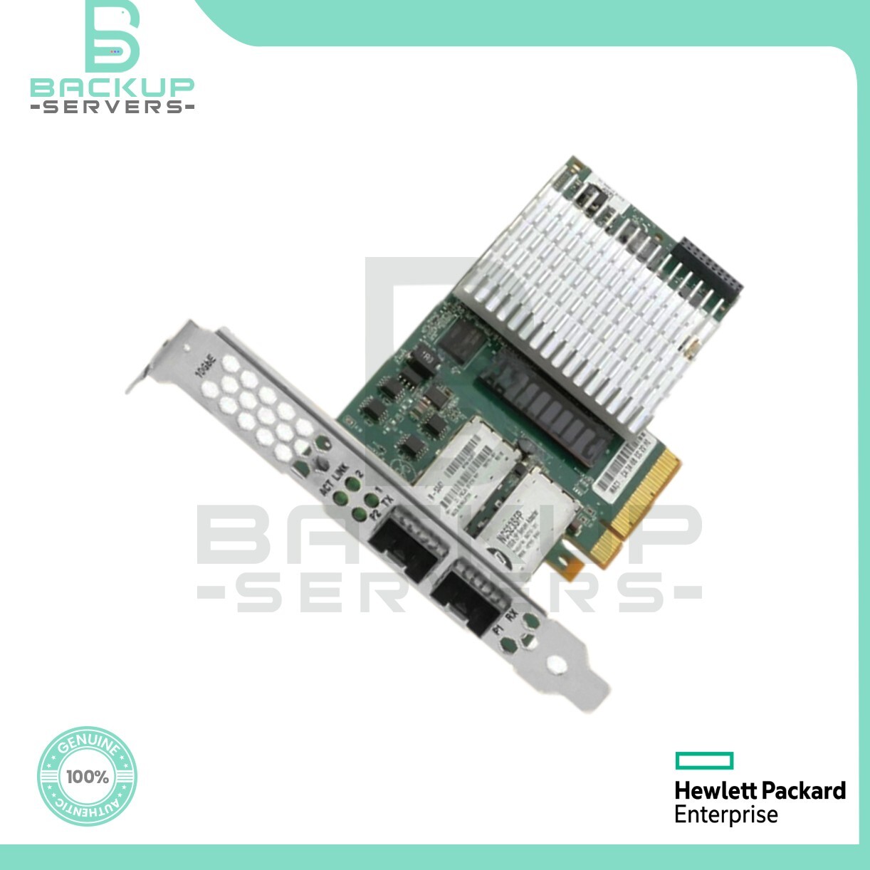 593717-B21 HP NC523SFP 2-Port 10Gbps PCI-e 2.0 SFP Network Adapter 593742-001