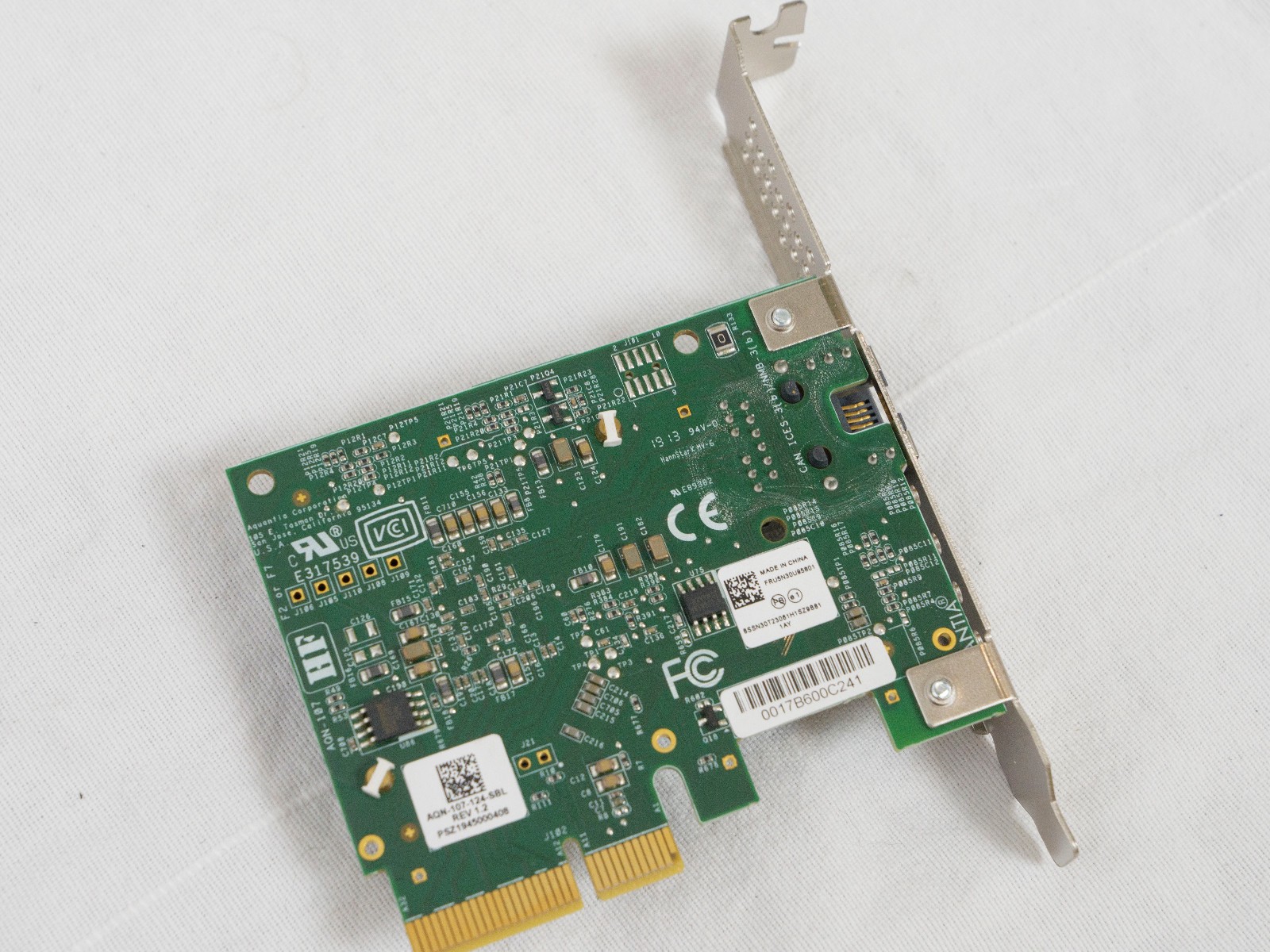 Aquantia Marvell AQC107 10Gb Network Card PCIe Copper PCIe 3.0 Nic – Lenovo