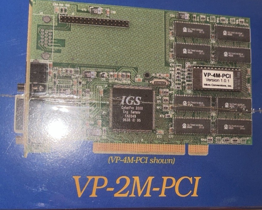 VP-2M-PCI 2 MB Macos PCI Accelerated Graphics and Video/TV Output