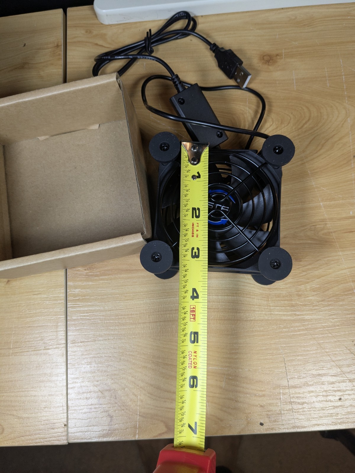 USB Powered 80mm Computer Cabinet Cooling Fan Quiet Dual Ball Bearing FF8025L05B