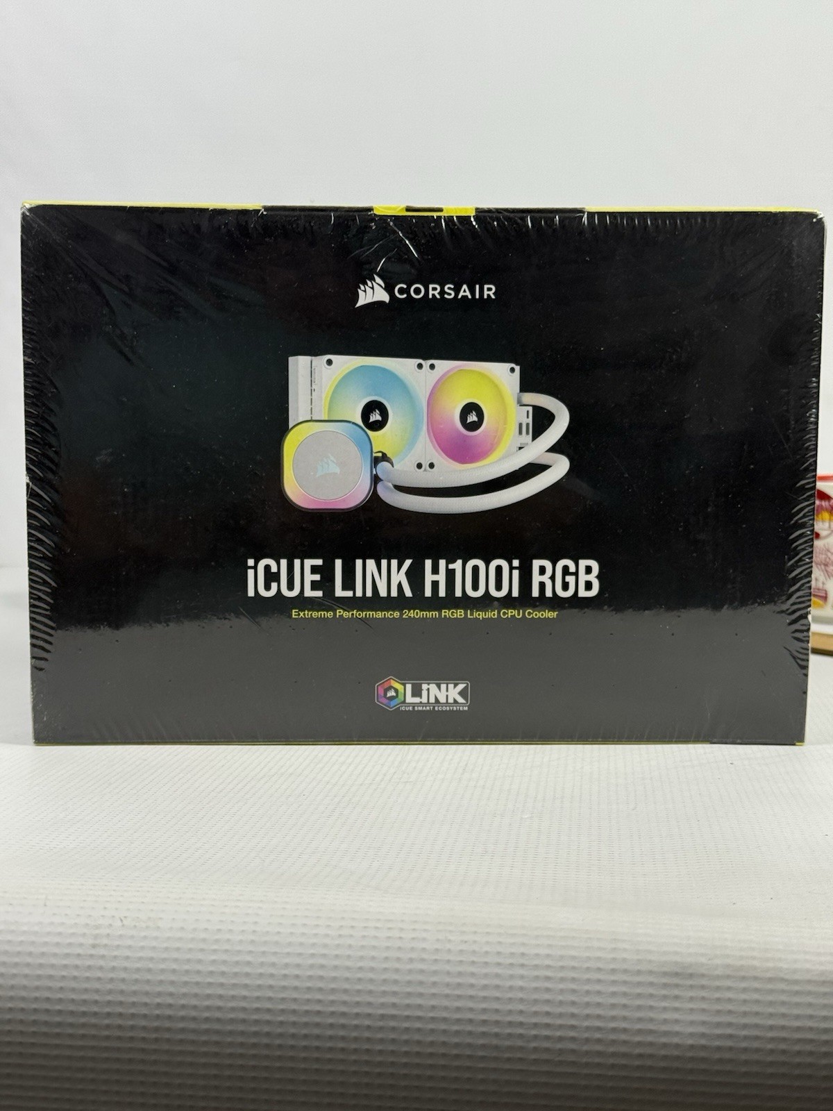 Corsair iCue Link H100i RGB 240mm Extreme Performance Liquid CPU Cooler White
