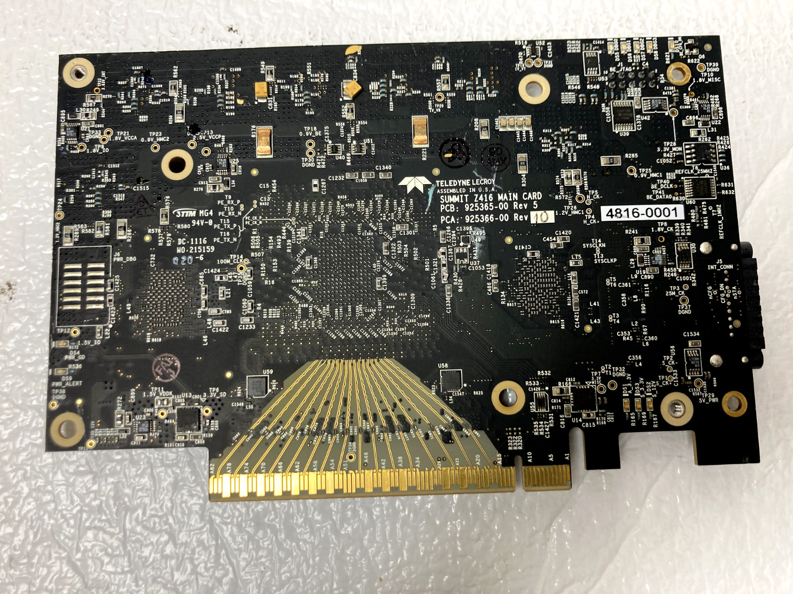 Teledyne Lecroy SUMMIT Z416 MAIN CARD w/ Altera Arria 10 10AX115U1F45E1SG