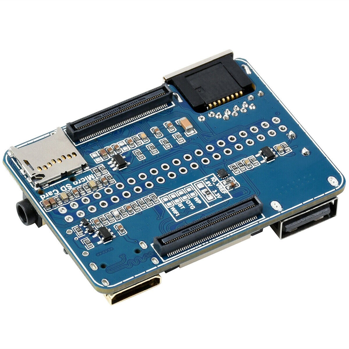 Dual Gigabit 5G 4G Ethernet Base Board (B) for Raspberry Pi Compute Module CM4