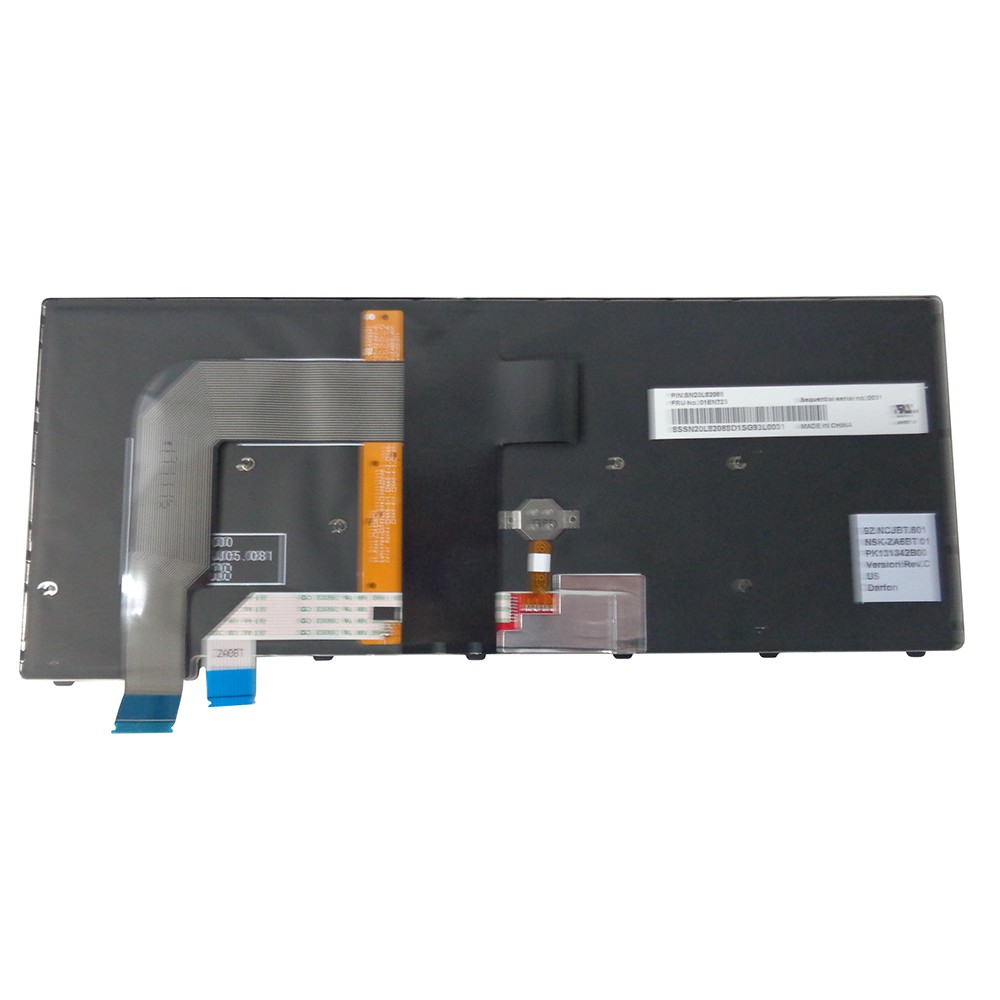 Lenovo ThinkPad T460S T470S Backlit Keyboard w/ Pointer – US Version