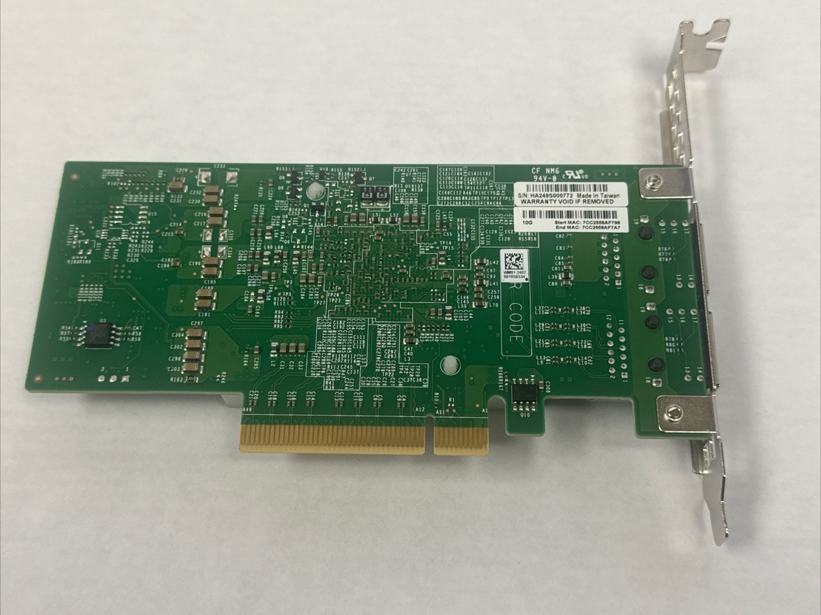 Supermicro AOC-STG-b2T Dual Port 10GbE RJ45 10GBase-T NIC Broadcom 57416 PCIe