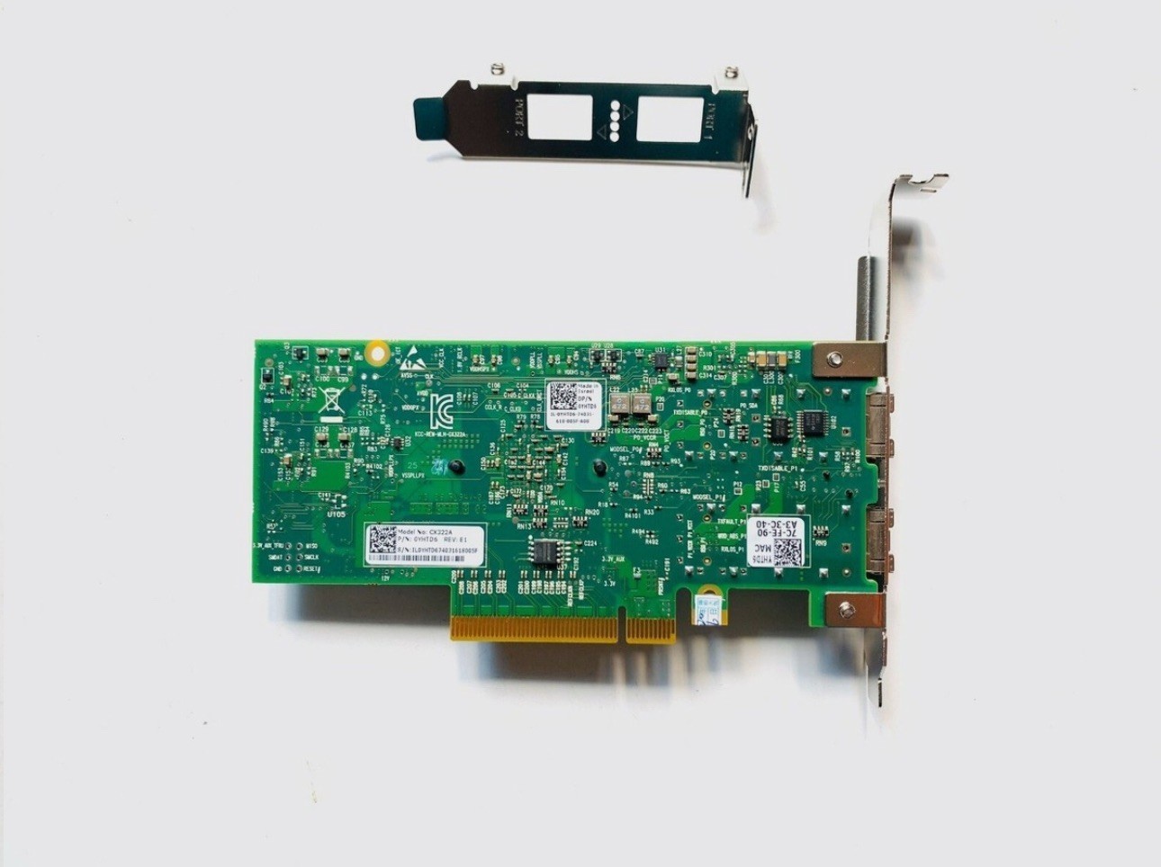 Dell Mellanox ConnectX-3 10GbE SFP+ Dual Port CX322A Network Card YHTD6
