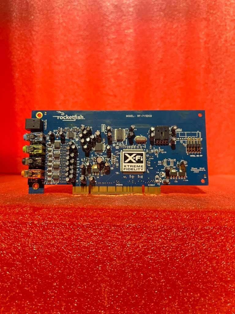Rocketfish PCI Soundcard RF-71SDCD Xtreme Fidelity- ***No bracket***