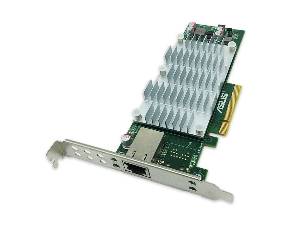 Asus Single Port 10GB RJ45 NIC PCIe x8 Ethernet Network Adapter High Profile