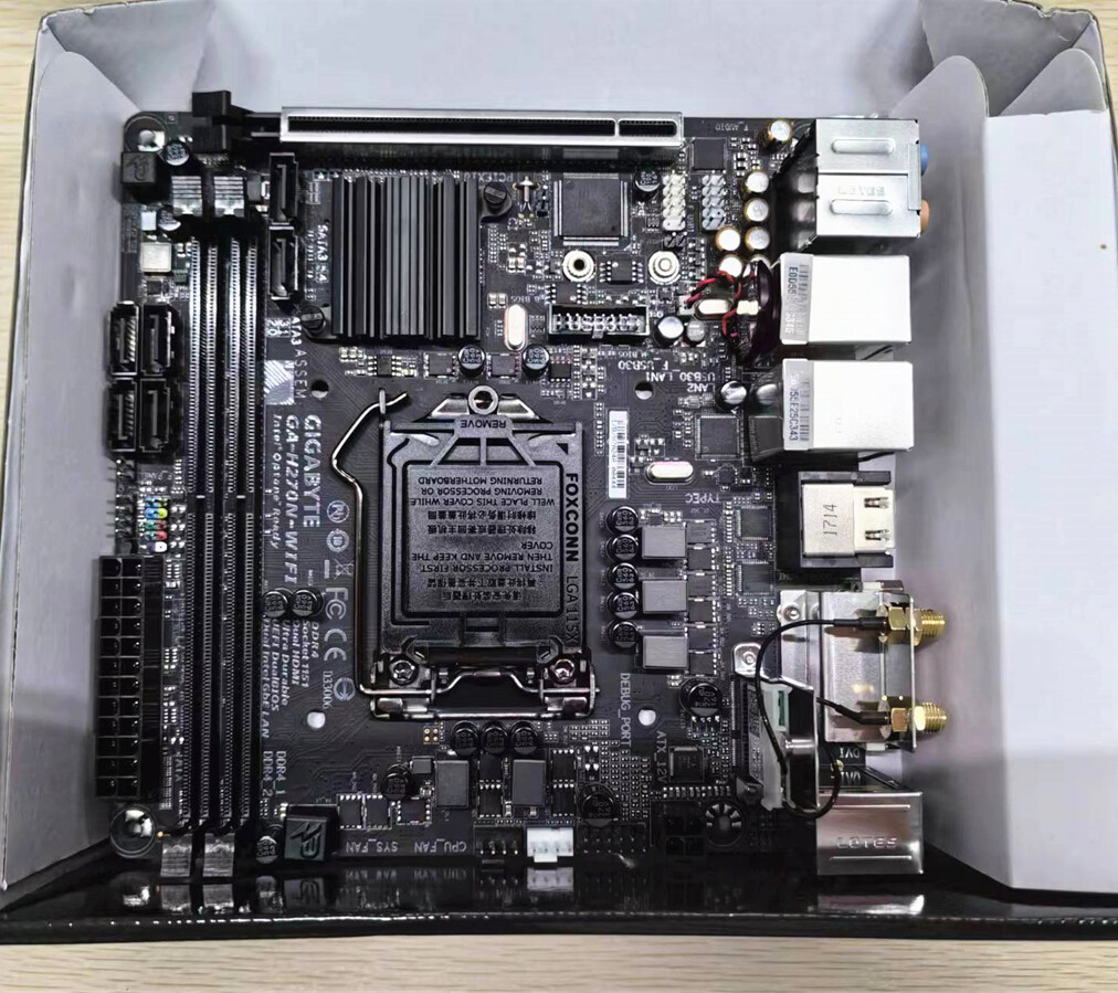 GIGABYTE GA-H270N-WIFI Intel H270 LGA 1151 Intel Mini ITX Motherboards