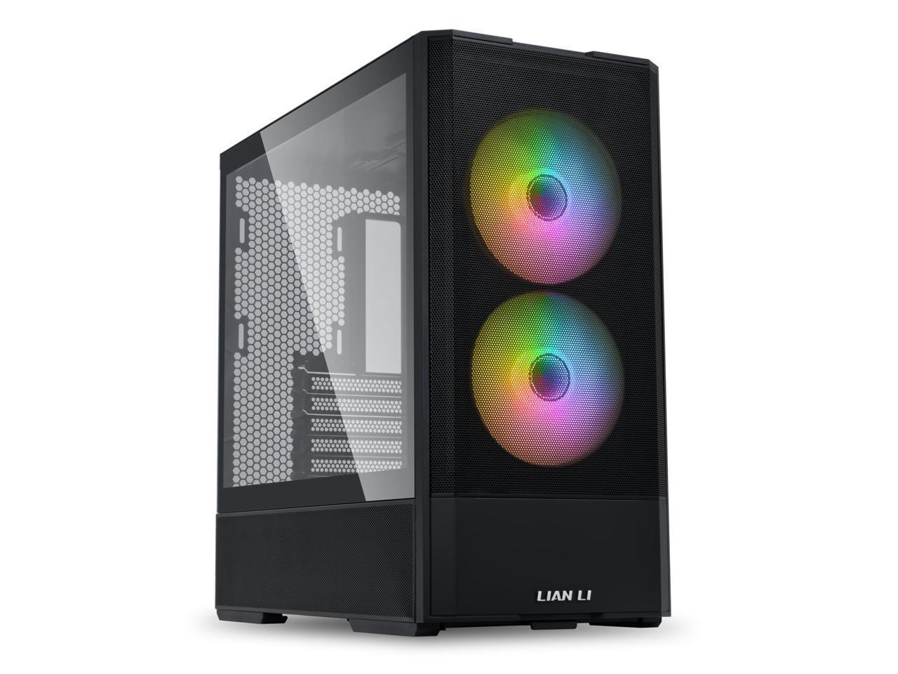 LIAN LI LANCOOL 207 Compact ATX RGB Gaming Computer Case, Tower Chassis w/ 2×140