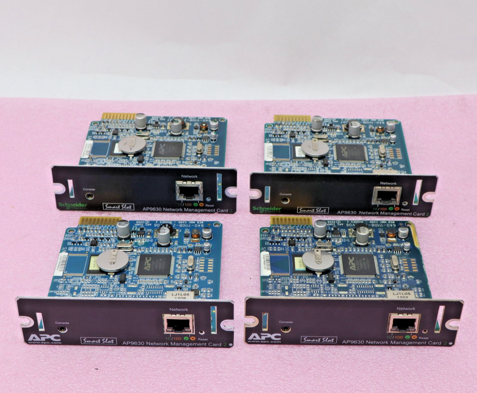 LOT-4 APC/SCHNEIDER ELECTRIC SMART SLOT AP9630 NETWORK MANAGEMENT CARD