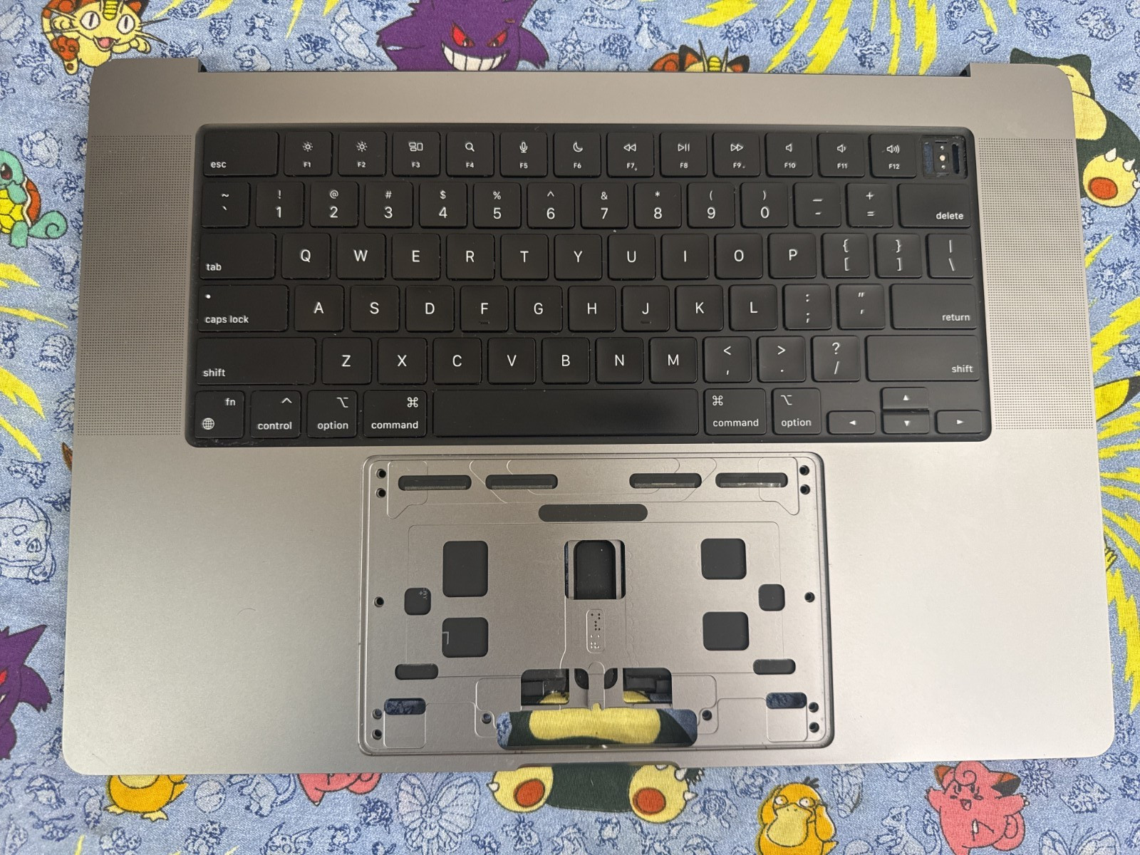 Top Case Keyboard Battery Palmrest For MacBook Pro 16″ M1 A2485 2021 Space Gray