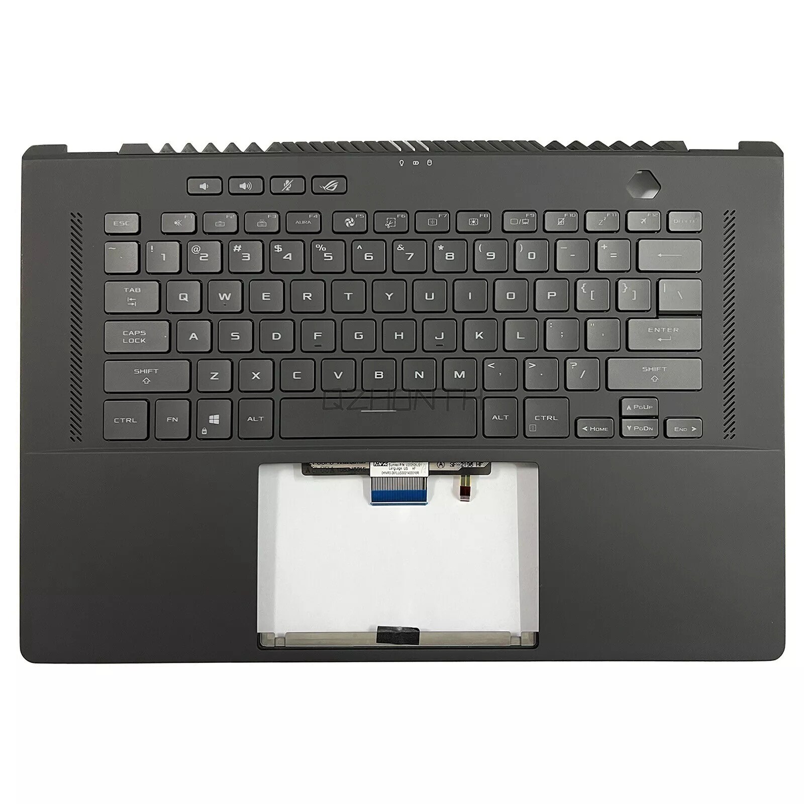 For ASUS ROG Zephyrus GA503Q GU603 Palmrest Colorful Backlit Keyboard Cover