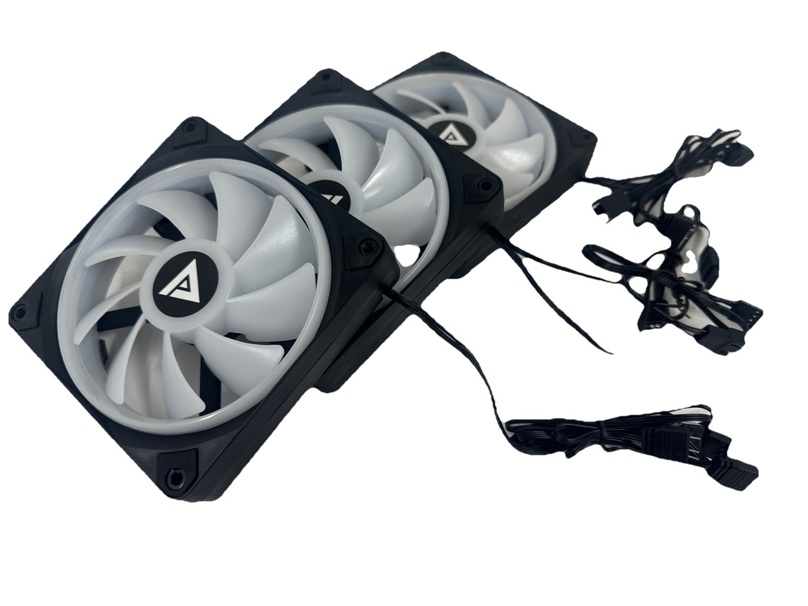 3 Pack – ZHANYU LED Computer Case PC Cooling Fan RGB Quiet PWM 4Pin 12V 120mm