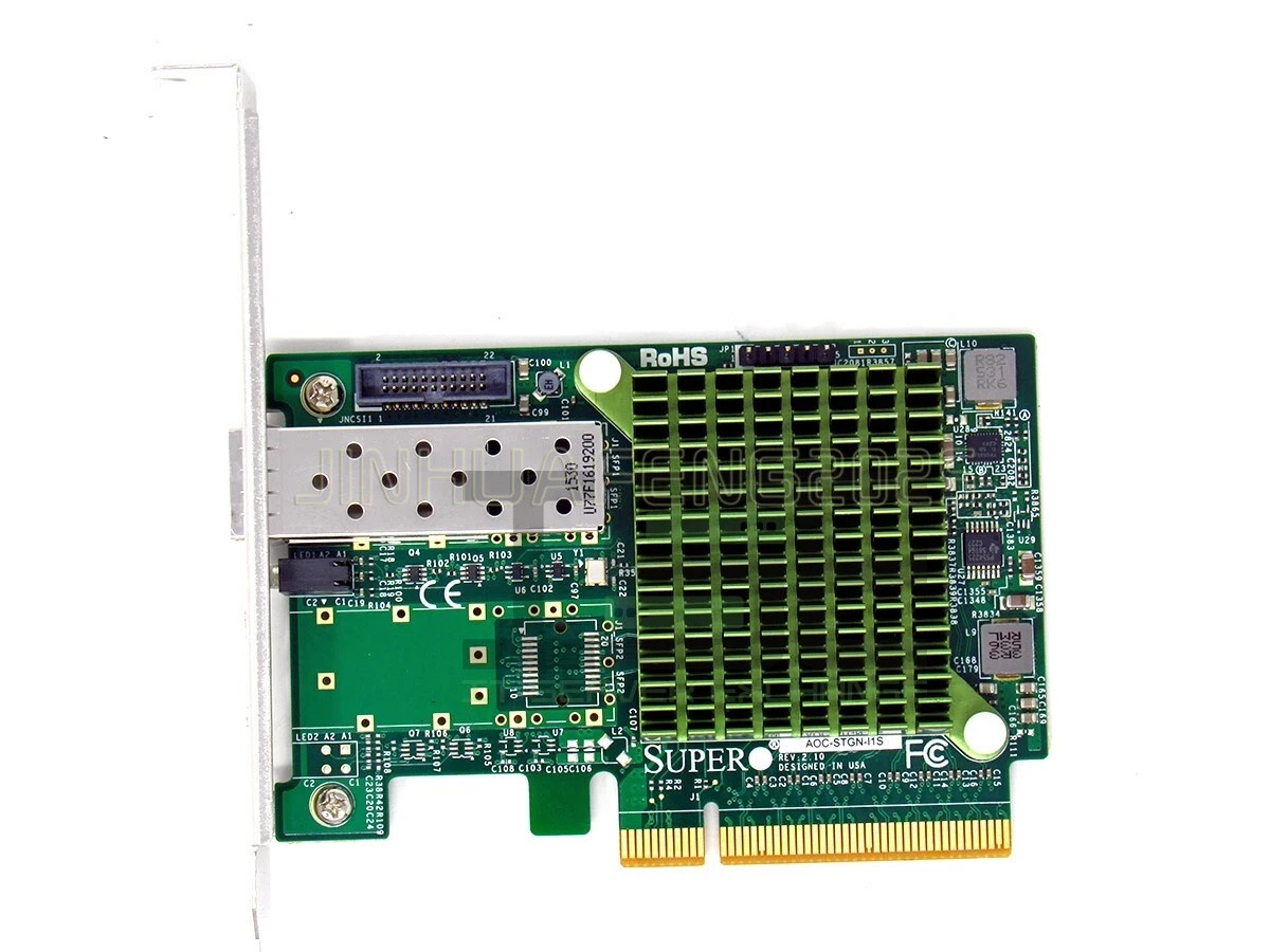 Supermicro AOC-STGN-i1S SFP+ Intel 82599 10GbE PCIe 2.0 Rev 2.10 NIC X520-DA1