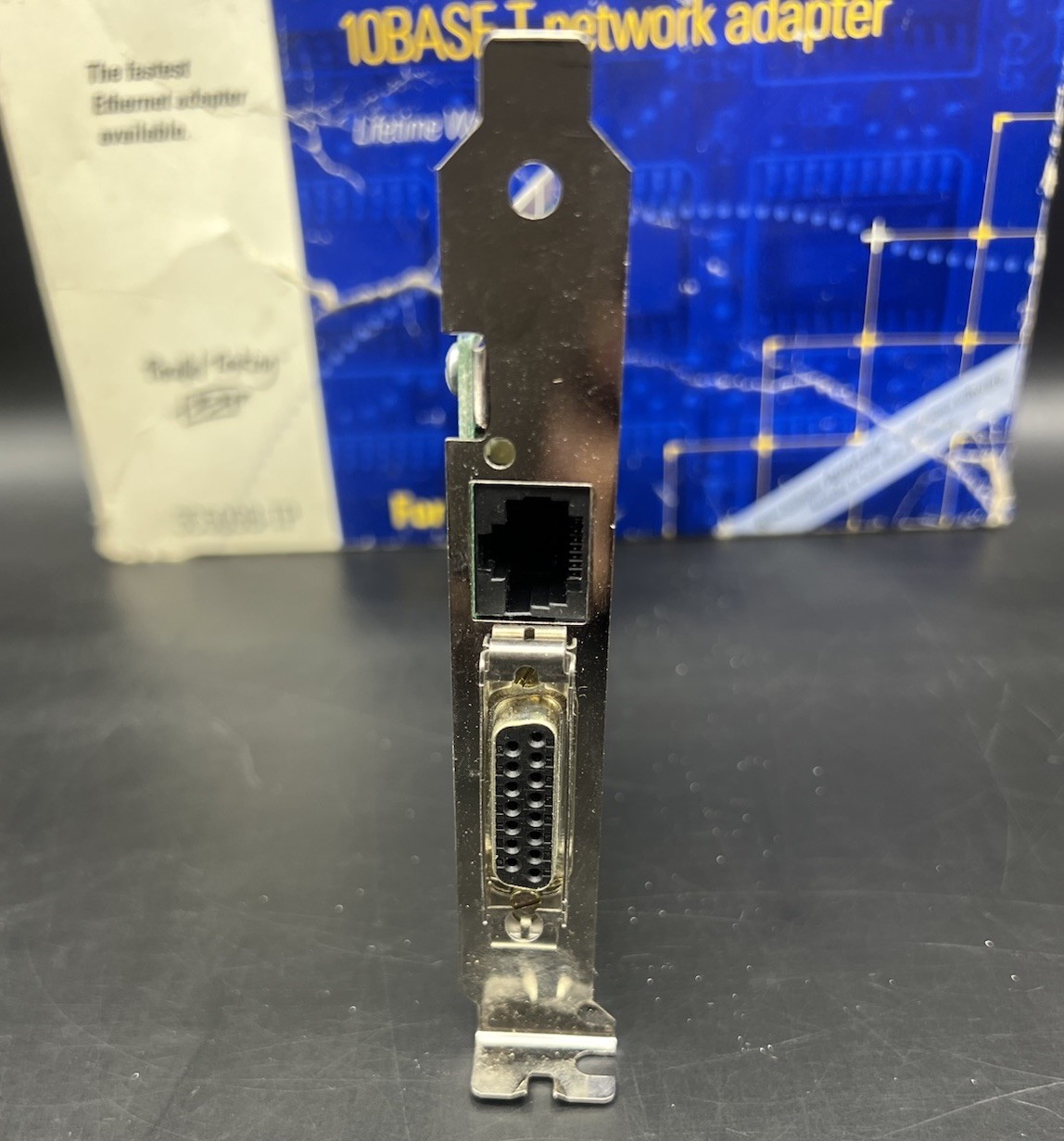 3Com EtherLink III 3C509B-TP ISA 10BASE-T Network Adapter w/ Box Untested
