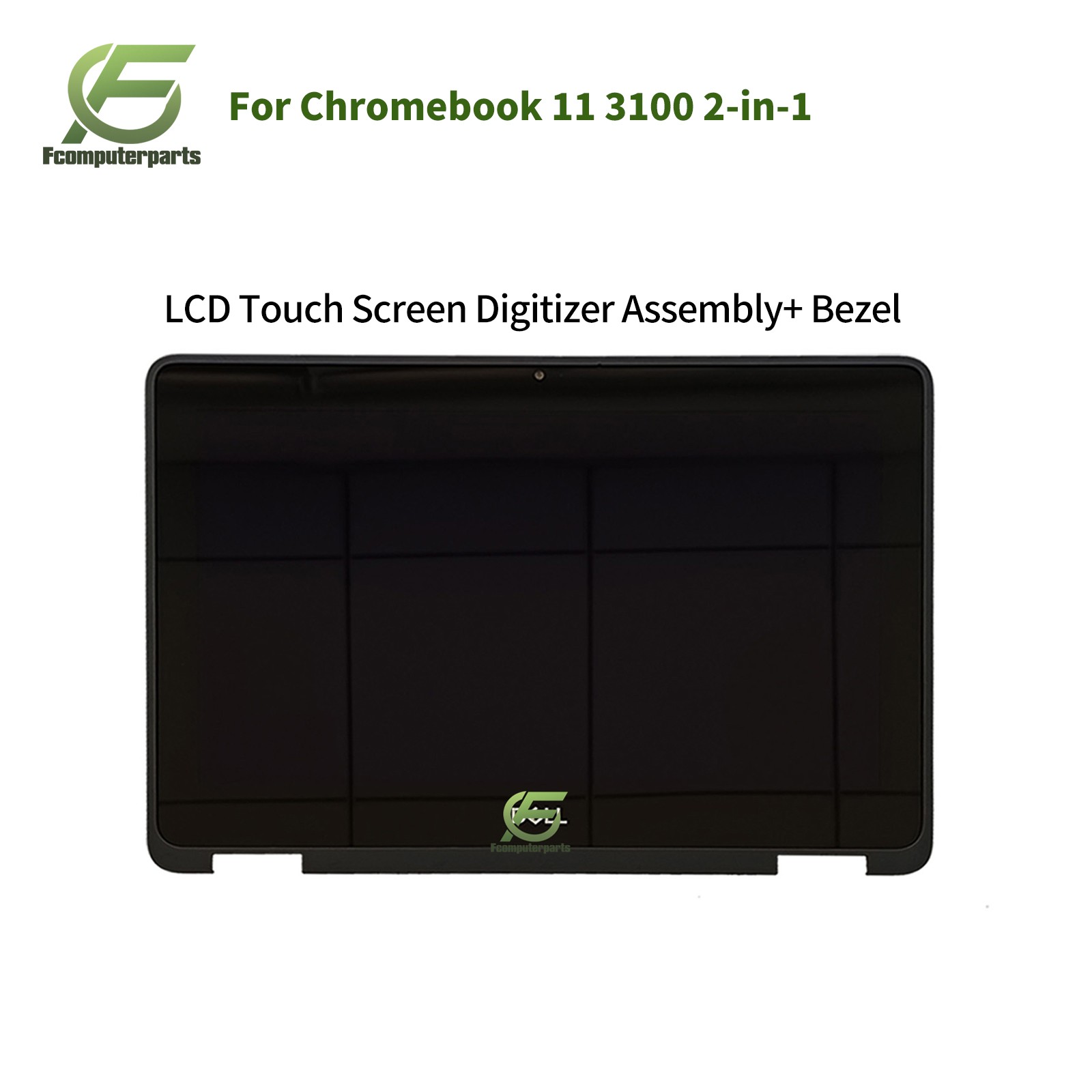 New 45GHC For Dell Chromebook 11 3100 2-in-1 LCD Touch Screen Assembly W/ Bezel