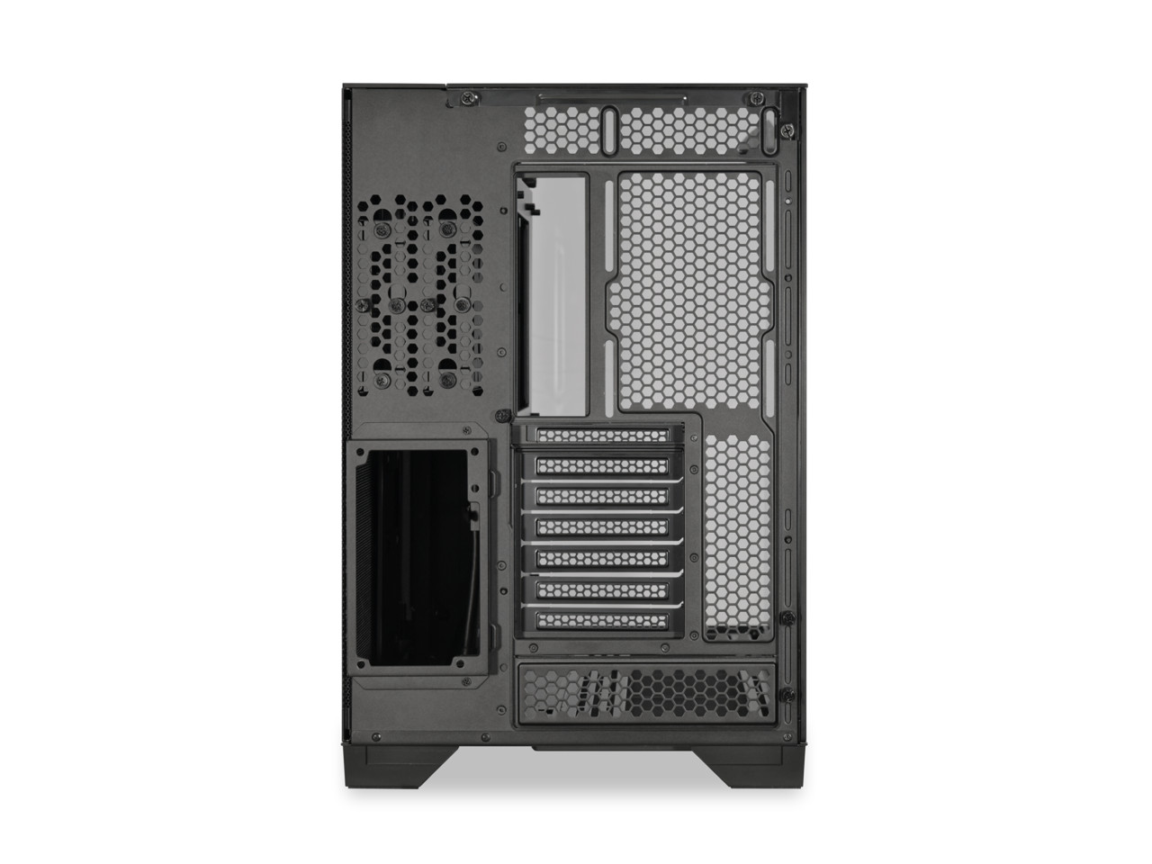 LIAN LI O11 Vision Black Aluminum/Steel/Tempered Glass ATX Mid Tower PC Case