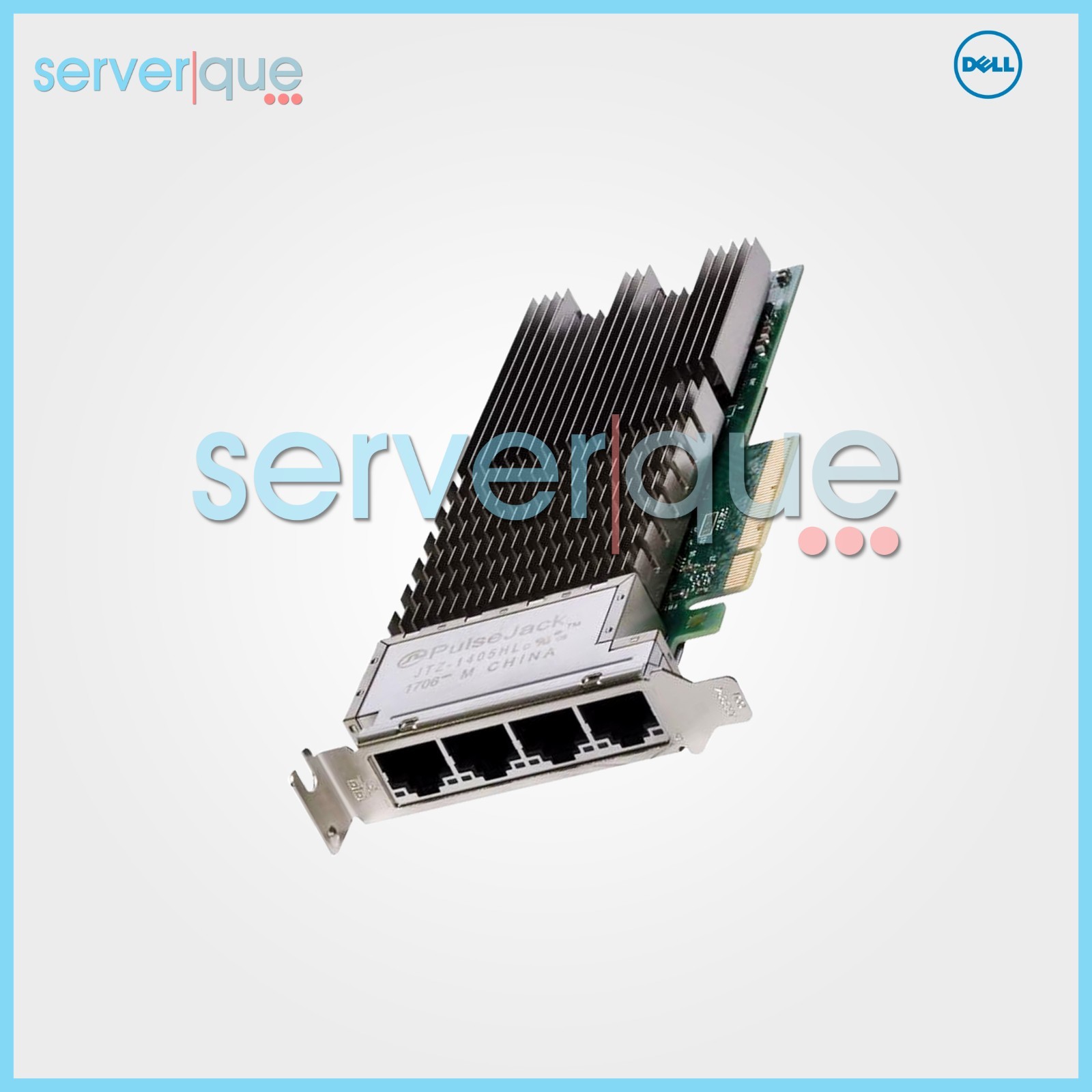 08XJ7 Dell Intel X710-T4 10Gbps PCI-e 3.0 x8 Quad Port Ethernet Network Adapter